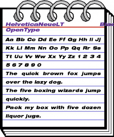 Helvetica Neue LT Regular animated font preview Helvetica Neue LT Regular animated font preview