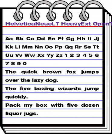Helvetica Neue LT Regular animated font preview Helvetica Neue LT Regular animated font preview