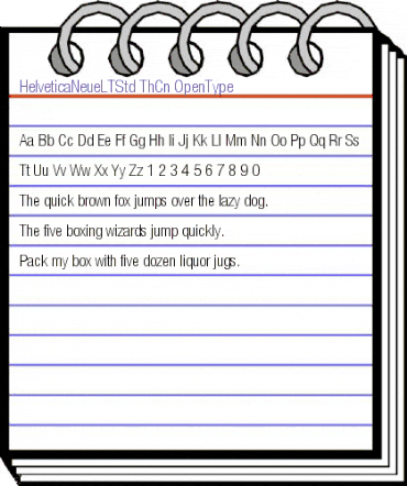 Helvetica Neue LT Std 37 Thin Condensed animated font preview Helvetica Neue LT Std 37 Thin Condensed animated font preview