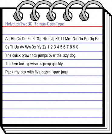 Helvetica 2 BQ Regular animated font preview Helvetica 2 BQ Regular animated font preview