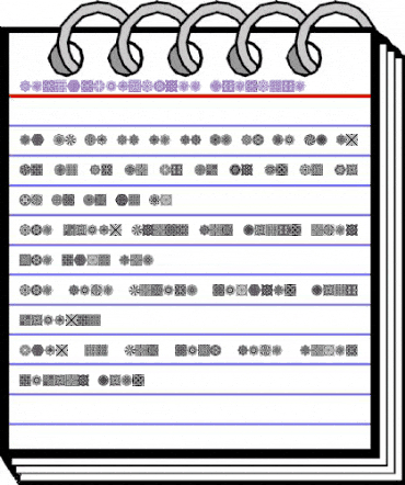 HenmanPictThree Regular animated font preview