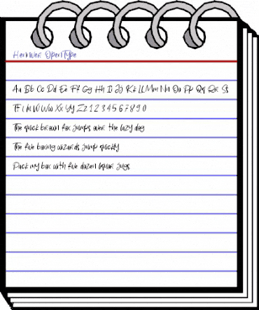 Henniver Regular animated font preview Henniver Regular animated font preview