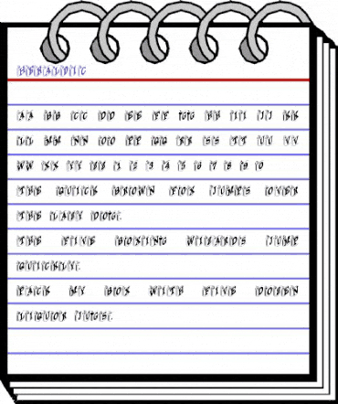 Heraldic Regular animated font preview Heraldic Regular animated font preview