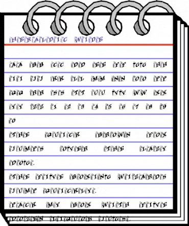 Heraldic Wide Regular animated font preview Heraldic Wide Regular animated font preview