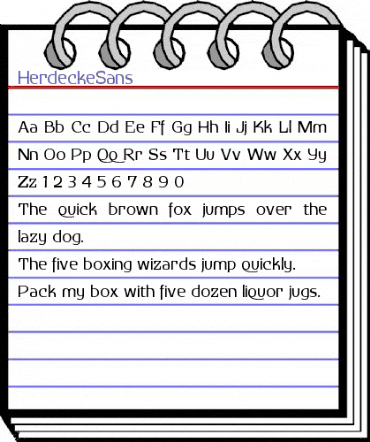 HerdeckeSans Regular animated font preview HerdeckeSans Regular animated font preview