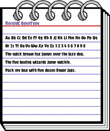 HeroldC Regular animated font preview HeroldC Regular animated font preview