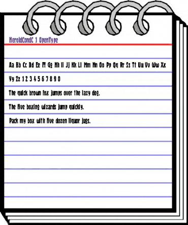 HeroldCondC Regular animated font preview HeroldCondC Regular animated font preview