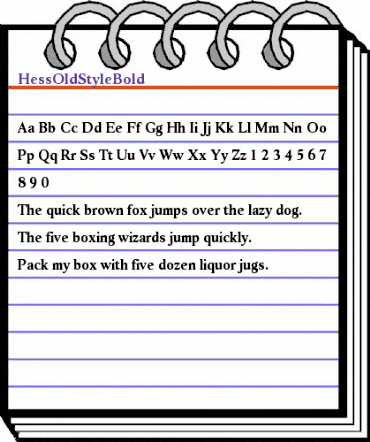 HessOldStyleBold Bold animated font preview HessOldStyleBold Bold animated font preview