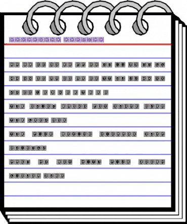 Hexagonas Regular animated font preview