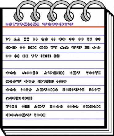 Hexagonos Regular animated font preview