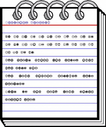 Hexagons Regular animated font preview Hexagons Regular animated font preview