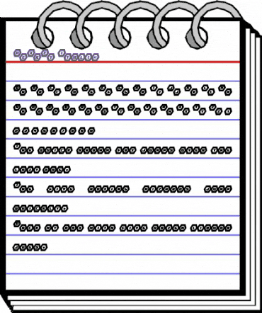 HeXkEy Italic Regular animated font preview