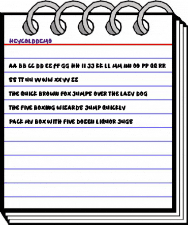 Heycold DEMO Regular animated font preview Heycold DEMO Regular animated font preview