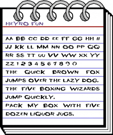 HEYRO fun Regular animated font preview HEYRO fun Regular animated font preview