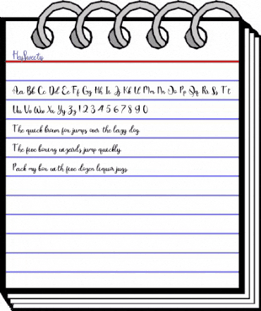 HeySweety Regular animated font preview HeySweety Regular animated font preview