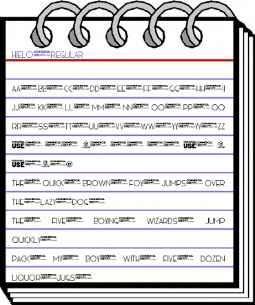 HIELO regular animated font preview HIELO regular animated font preview