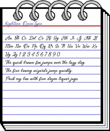 highline Regular animated font preview highline Regular animated font preview