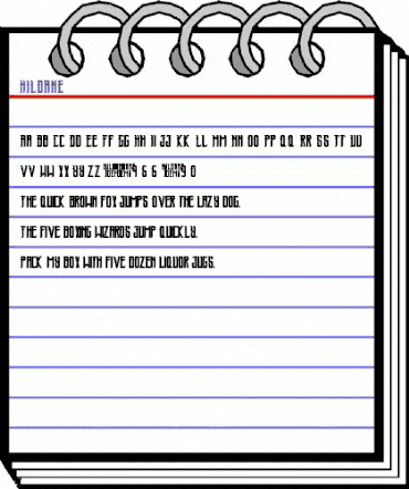 Hildane Regular animated font preview Hildane Regular animated font preview