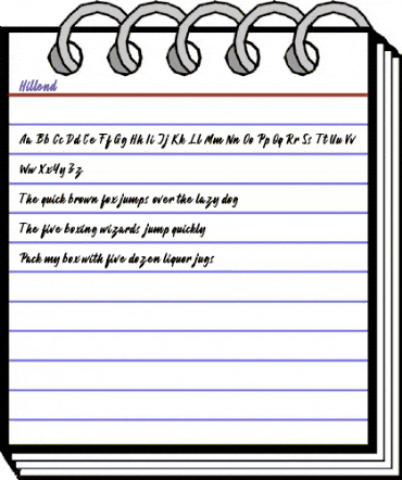 Hillend Hillend animated font preview Hillend Hillend animated font preview