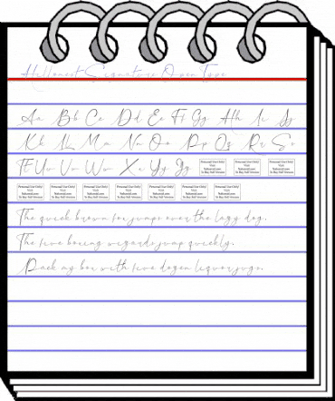 Hillonest Signature Regular animated font preview Hillonest Signature Regular animated font preview