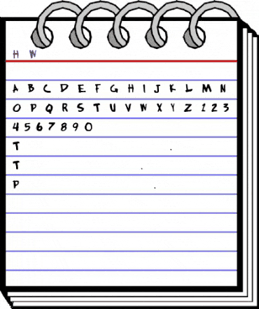 HillWilliam Regular animated font preview HillWilliam Regular animated font preview