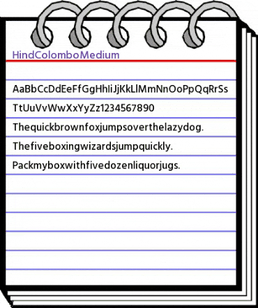 Hind Colombo Medium Regular animated font preview Hind Colombo Medium Regular animated font preview