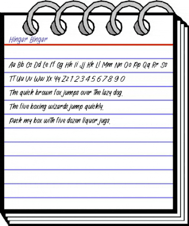 Hingar Bingar Handdrawan animated font preview Hingar Bingar Handdrawan animated font preview