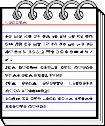 Hippie Regular animated font preview