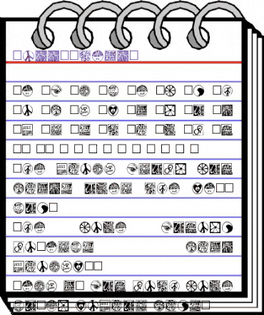 HippyStamp A animated font preview