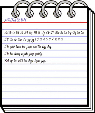 HiResFont52 Bold animated font preview HiResFont52 Bold animated font preview
