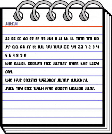 Hitch Regular animated font preview Hitch Regular animated font preview