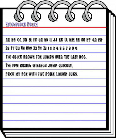 Hitchblock Punch Regular animated font preview Hitchblock Punch Regular animated font preview
