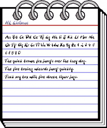HL Giotmuc Regular animated font preview