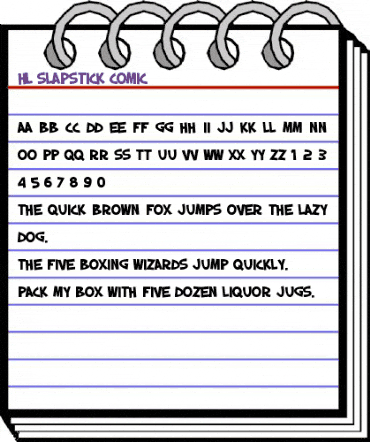 HL Slapstick Comic Regular animated font preview HL Slapstick Comic Regular animated font preview