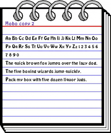 Hobo Regular animated font preview