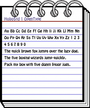 Hobo Std Medium animated font preview Hobo Std Medium animated font preview