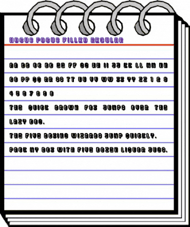 Hocus Pocus Filled Regular animated font preview Hocus Pocus Filled Regular animated font preview
