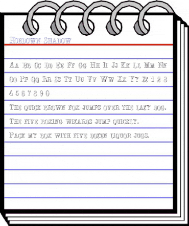 Hoedown Shadow Regular animated font preview Hoedown Shadow Regular animated font preview