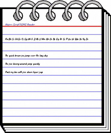 Hoffers Script DEMO Regular animated font preview Hoffers Script DEMO Regular animated font preview