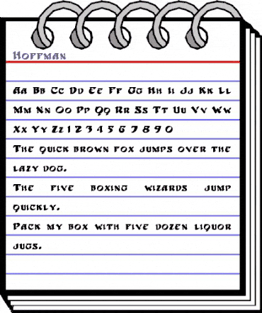 Hoffman Regular animated font preview Hoffman Regular animated font preview