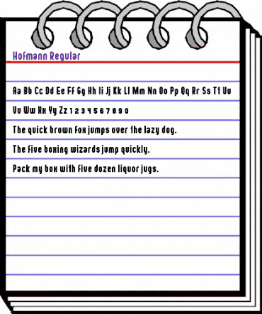 Hofmann Regular animated font preview Hofmann Regular animated font preview