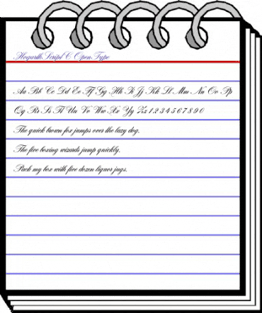 HogarthScriptC Regular animated font preview HogarthScriptC Regular animated font preview