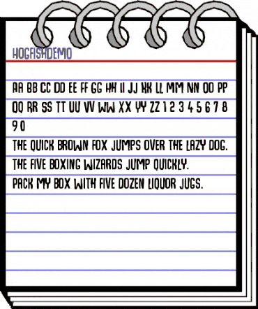 Hogfish DEMO Regular animated font preview