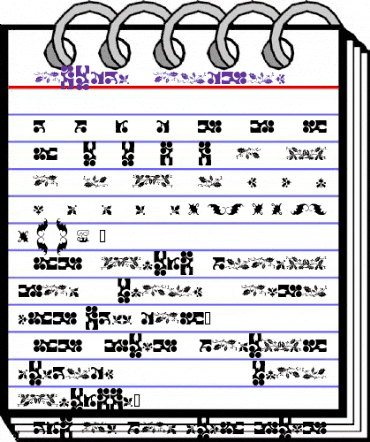 Holiday Borders Regular animated font preview Holiday Borders Regular animated font preview