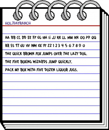 HolidayRanch Regular animated font preview HolidayRanch Regular animated font preview