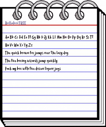 Hollaboi FREE Regular animated font preview Hollaboi FREE Regular animated font preview
