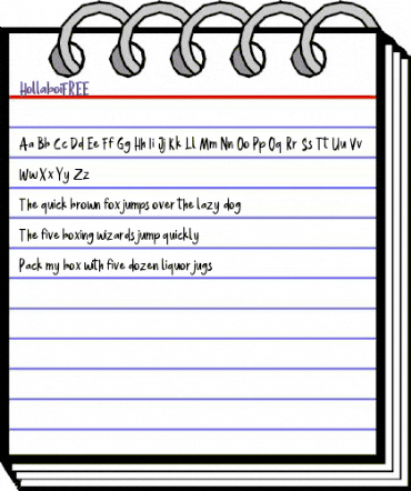 Hollaboi FREE Regular animated font preview Hollaboi FREE Regular animated font preview