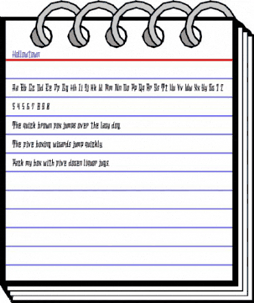 Hollowtown Regular animated font preview Hollowtown Regular animated font preview