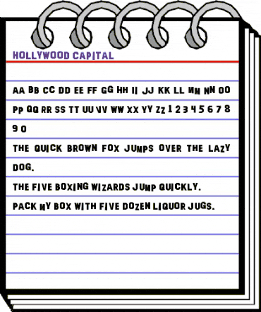 Hollywood Capital Regular animated font preview Hollywood Capital Regular animated font preview