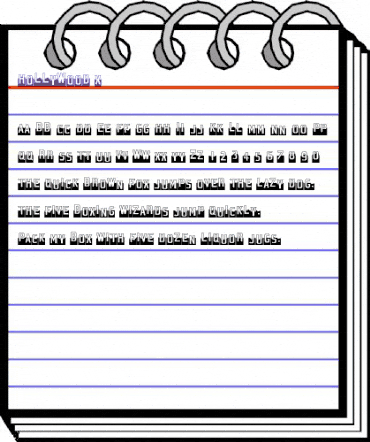 Hollywood X Regular animated font preview Hollywood X Regular animated font preview